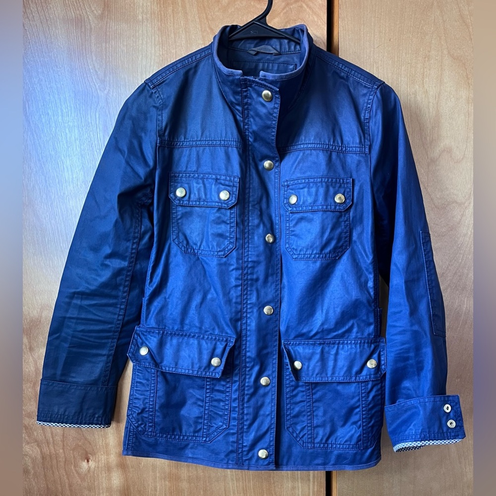 J. Crew Navy Blue Downtown Utility Jacket